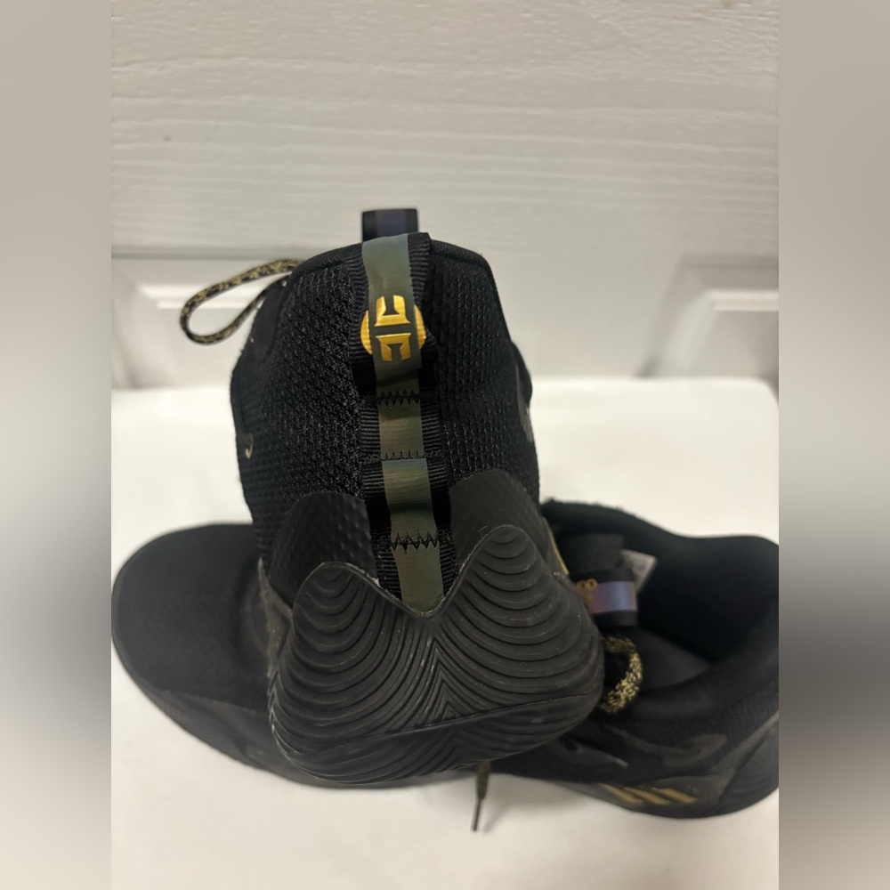 Adidas Harden Stepback 3 Black Gold Men’s Basketball Shoes Size 13 - Picture 10 of 15